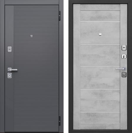 Бостон Сатин графит - бетон снежный