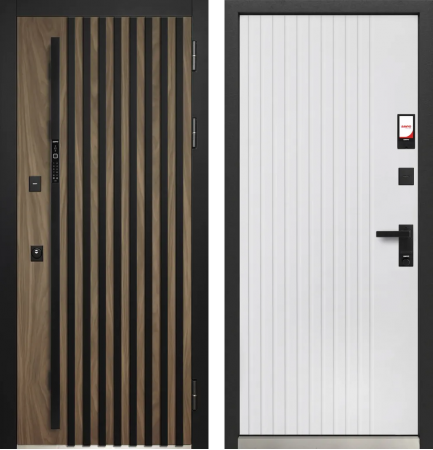 Luxor Smart 3D Рейка Орех американский мокко - Эмалит белый