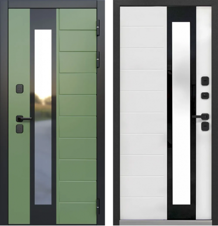 Luxor Termo 5 Эмаль зеленая - Эмалит белый