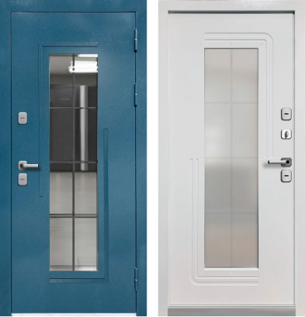 Luxor Termo 7 Муар синий - Эмалит белый