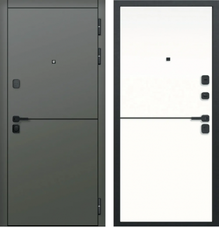 Гарда 9 Молдинг Сатин коричневый - Эмалит белый