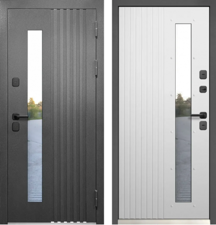 Luxor Termo Рейка стеклопакет муар 7024 - Эмалит белый