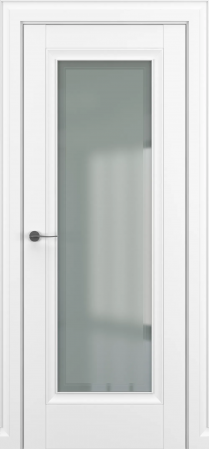 Неаполь ДО Baguette B1 Сатинато с рамкой Белый матовый