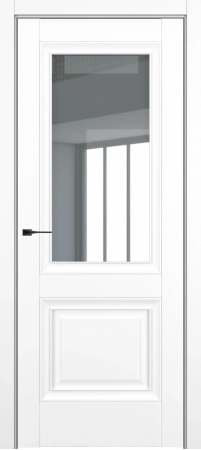 Венеция ДО Baguette B1 стекло прозрачное Белый матовый