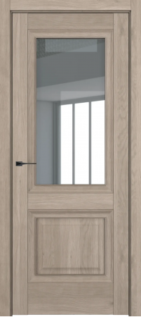 Венеция ДО Baguette B1 стекло прозрачное Милк вуд