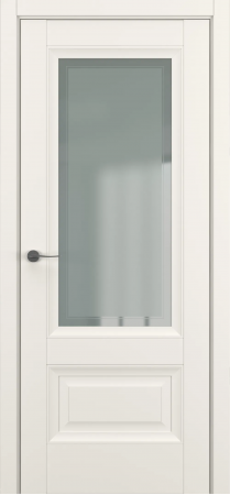 Турин ДО Baguette B2 Сатинато с рамкой Молочный матовый