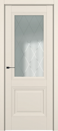 Венеция ДО Baguette B3 Сатинато с рисунком ромб Матовый крем