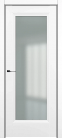 Неаполь ДО Baguette B3 Сатинато с рамкой Белый матовый