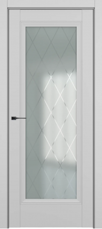 Неаполь ДО Baguette B3 Сатинато с рисунком ромб Матовый серый