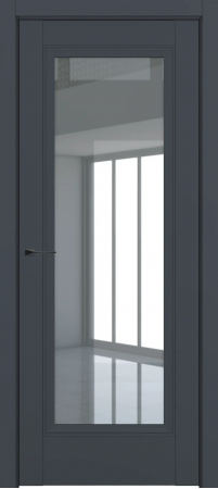 Неаполь ДО Baguette B3 стекло прозрачное Графит премьер мат