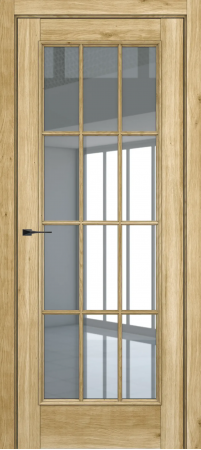 Неаполь ДО Baguette АК стекло прозрачное Голд вуд