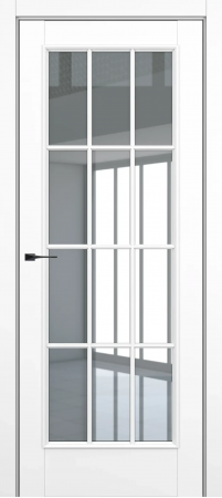 Неаполь ДО Baguette АК стекло прозрачное Белый матовый