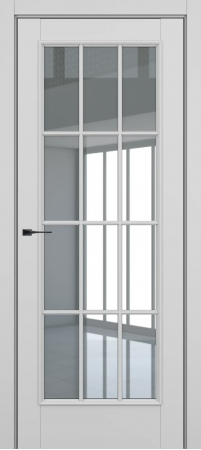 Неаполь ДО Baguette АК стекло прозрачное Матовый серый