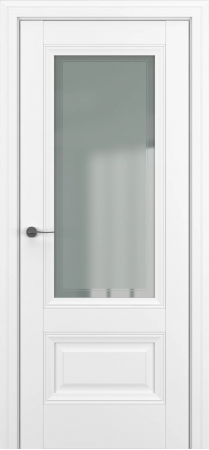 Турин ДО Baguette B3 Сатинато с рамкой Белый матовый