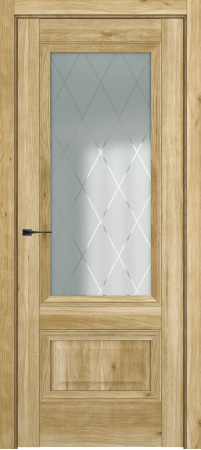 Турин ДО Baguette B3 Сатинато с рисунком ромб Голд вуд