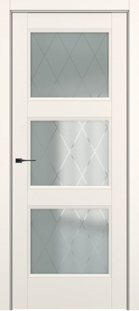 Гранд ДО Baguette B5 Сатинато с рисунком ромб Молочный матовый