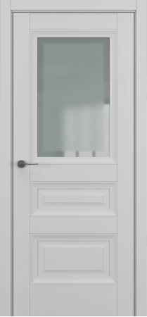 Ампир ДО Baguette B1 Сатинато с рамкой Матовый серый