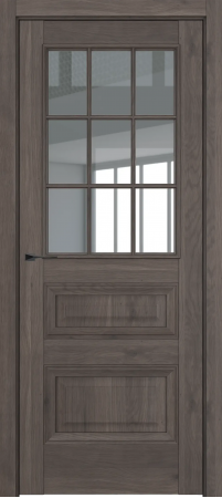 Ампир ДО Baguette АК B3 стекло прозрачное Дарк вуд