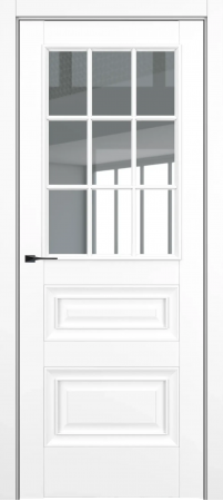 Ампир ДО Baguette АК B1 стекло прозрачное Белый матовый