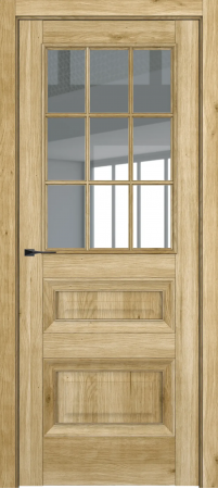 Ампир ДО Baguette АК B1 стекло прозрачное Голд вуд