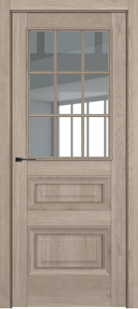 Ампир ДО Baguette АК B1 стекло прозрачное Милк вуд