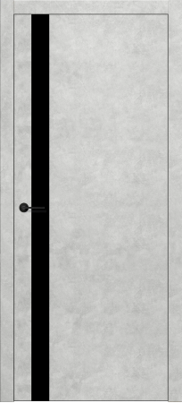 DL 04 черный лак ABS Black (4) Бетон белый