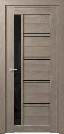 D19 DEFORM ДО черный лак Дуб шале седой