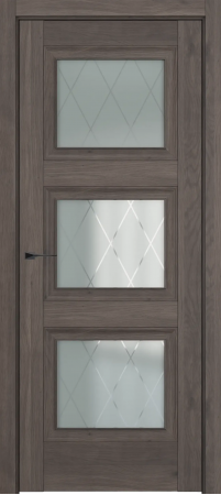 Гранд ДО Baguette B1 Сатинато с рисунком ромб Дарк вуд