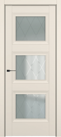 Гранд ДО Baguette B1 Сатинато с рисунком ромб Матовый крем