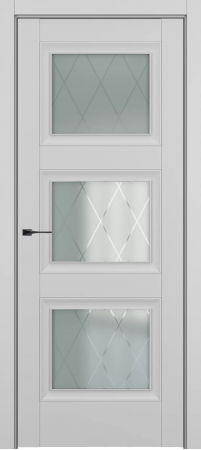 Гранд ДО Baguette B1 Сатинато с рисунком ромб Матовый серый