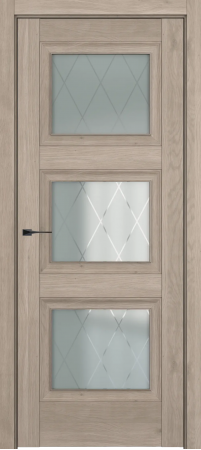 Гранд ДО Baguette B1 Сатинато с рисунком ромб Милк вуд