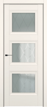 Гранд ДО Baguette B1 Сатинато с рисунком ромб Молочный матовый