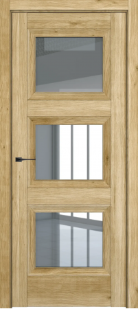 Гранд ДО Baguette B1 стекло прозрачное Голд вуд