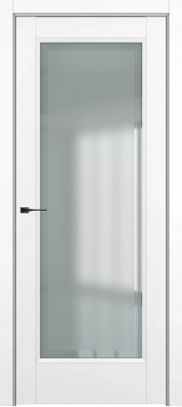 Неаполь ДО Baguette B5 Сатинато с рамкой Белый матовый