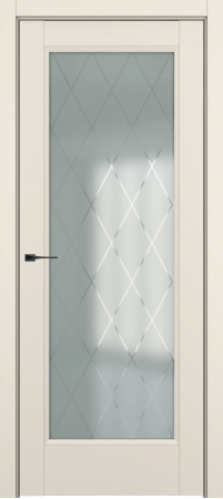 Неаполь ДО Baguette B5 Сатинато с рисунком ромб Матовый крем