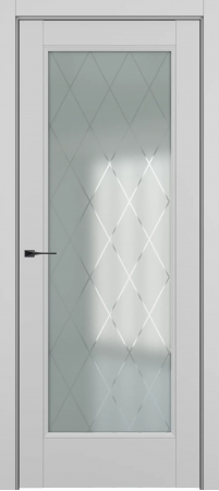 Неаполь ДО Baguette B5 Сатинато с рисунком ромб Матовый серый