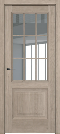 Венеция ДО Baguette АК B2 стекло прозрачное Милк вуд