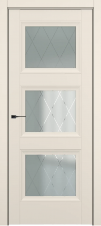 Гранд ДО Baguette B2 Сатинато с рисунком ромб Матовый крем