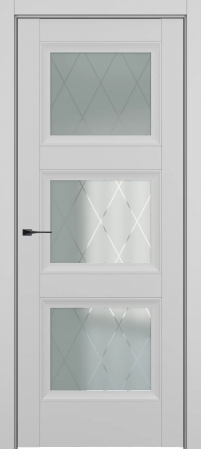 Гранд ДО Baguette B2 Сатинато с рисунком ромб Матовый серый