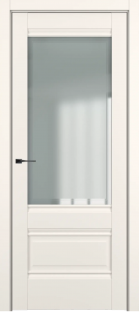 Турин ДО Baguette B4 Сатинато с рамкой Молочный матовый