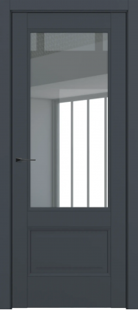 Турин ДО Baguette B5 стекло прозрачное Графит премьер мат