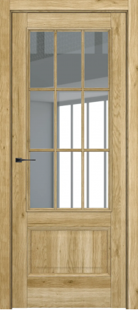 Турин ДО Baguette АК B5 стекло прозрачное Голд вуд