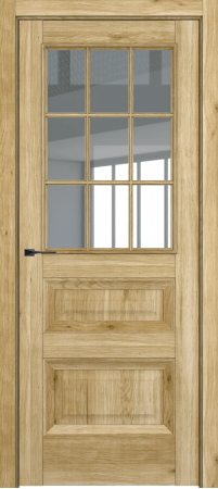 Ампир ДО Baguette АК B2 стекло прозрачное Голд вуд