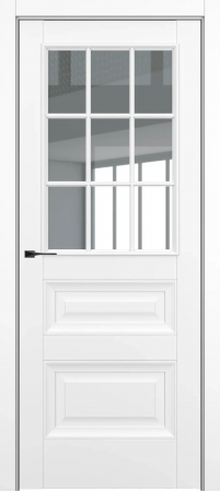 Ампир ДО Baguette АК B2 стекло прозрачное Белый матовый