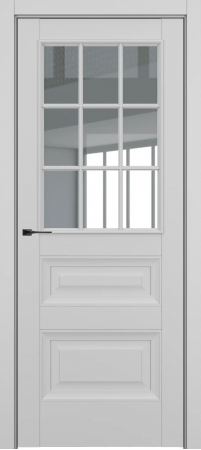 Ампир ДО Baguette АК B2 стекло прозрачное Матовый серый