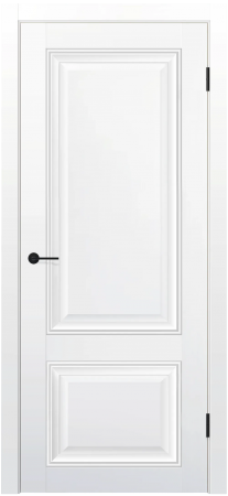 KX 32 ДГ Белый полипропилен Молдинг Черный