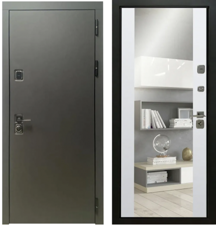 Стило 2 Без фрезеровки Лофт Графит - ЮР10 ZB Белый