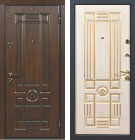 Тревизо ХФ-14 Дуб темный - ХФ-14 Белый