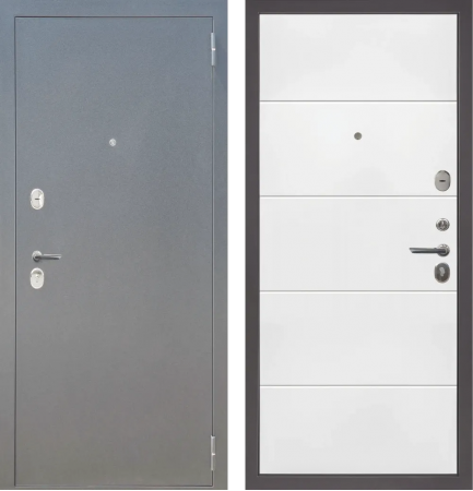 M28 металл Букле графит - ФЛ-22 Velluto Bianco AG 700