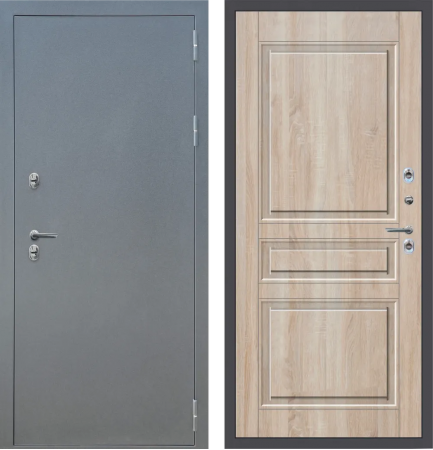 M20 ТЕРМО ФЛ Букле графит - ФЛТ-2 Дуб Сонома светлый